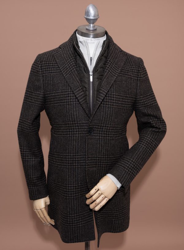 Dogtooth Check Coat