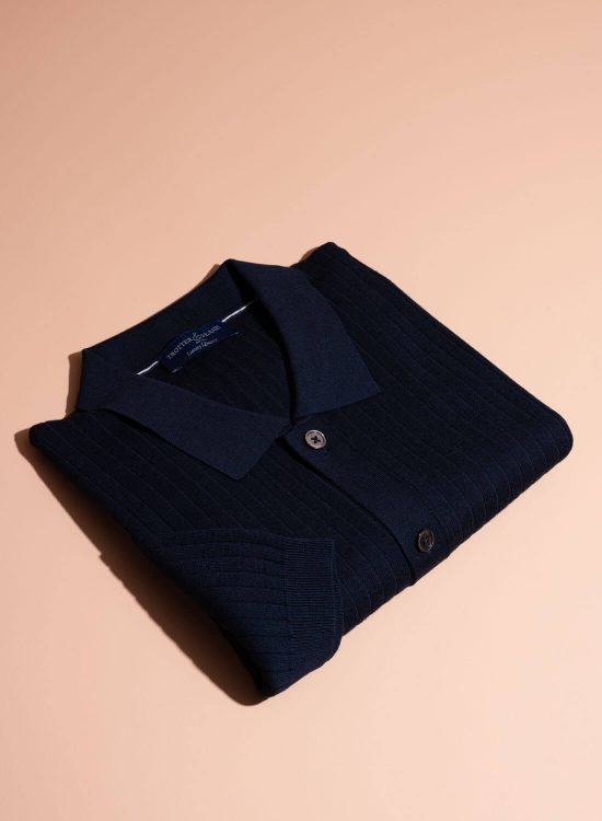 Ribbed Full Button Up
